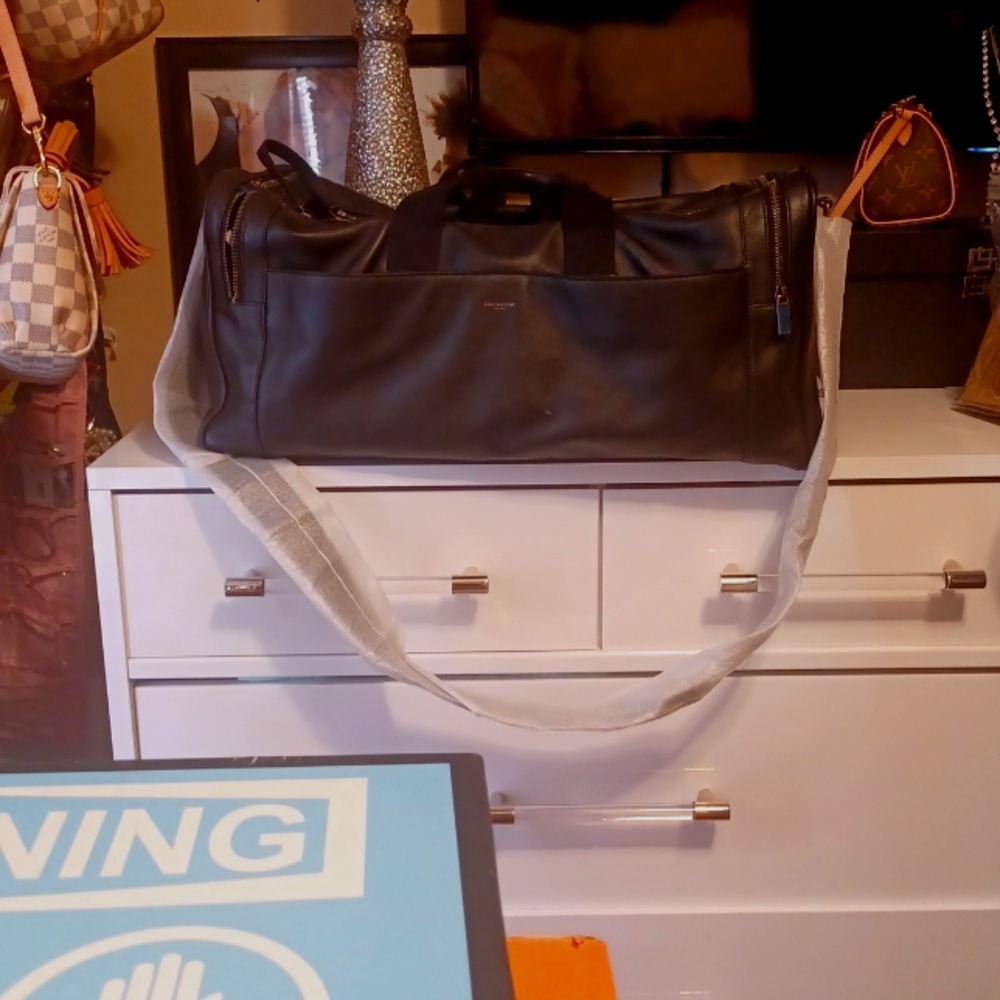 Ysl duffle luggage bag